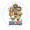 Xinfan Animation One Piece Lufei Solon Choba Insignia Insignia Redonda Venta al por Mayor Mar 115-152