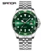 Popular 1099 Correa de Acero Nueva Pantalla Digital Formato Calendario Reloj de Cuarzo para Hombre Reloj Simple Elegante para Hombre Fabricante