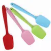 Todo en uno grande de 28 cm todo en uno raspador de silicona pala de silicona grado alimenticio resistente a altas temperaturas color sólido herramienta para hornear