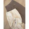 Pantalones Anchos de Estilo Old Money para Mujer, Tencel Lino, Otoño 2026, Delgados, Casual, Caídos, Rectos de Alta Gama A13558