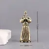 Latón Puro Jardín de Melocotones Hermanos Liu Bei, Guan Yu y Zhang Fei Artículos Decorativos Vintage para Escritorio Mascotas de Té Artesanías y Adornos