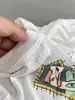 Camiseta de Lyocell Tencel Estilo Coreano con Estampado de Perros Versión Holgada Cuello Redondo Delgado Manga Larga Protección Solar Verano Nuevo Top para Mujer