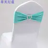 Hebilla de Lazo sin Atar Elástica Funda de Silla de Hotel Florales Respaldo de Silla Decoración de Respaldo de Banquete Flor en Respaldo de Silla Celebración de Boda