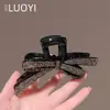 Nuevo Clip para el Cabello de Lujo Ligero de Celebridad de Internet con Lazo Grande Tachonado de Diamantes para Mujer, Pasador Estilo Coreano Accesorio para el Cabello