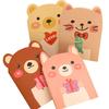 Papelaria Criativa Coreana Caderno de Urso Fofo Bloco de Notas de Animal Pequeno Caderno Portátil de Desenho Animado Papelaria de Prêmio para Aluno do Ensino Fundamental