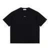Rumei Marca de Moda Estilo Americano Sencilla Estampado de Letras Cuello Redondo Manga Corta Unisex Verano Holgada Casual Camiseta de Media Manga para Pareja