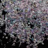 Nuevas 40 cuentas redondas pequeñas de vidrio no porosas de colores transparentes, cuentas de burbujas para decoración de uñas, teléfono, bricolaje, cuentas de burbujas decorativas