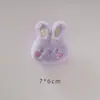Pulseira Fofa Boneca Coelho Desenho Animado Pelúcia Acessórios para Roupa Boneca Recheada 3D Broche Acessório Pinos
