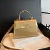 Nova Moda de Verão 2026 Bolsa Simples de Ombro Único para Mulheres, Bolsa Transversal Casual para o Dia a Dia, Bolsa Quadrada Pequena Vintage