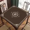 Tapete para mesa de Mahjong, engrosado y silencioso, base para mesa de Mahjong de manivela, mantel cuadrado, tapete especial para póker