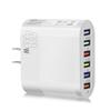 Cargador USB 6 Cargador de Teléfono Móvil 6-interfaz Cabezal de Carga para Viajes Enchufe Europeo y Americano Británico y Coreano Venta al por Mayor Transfronteriza