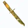 Modelo de Acción Triángulo Z Arma Colmillo de Dragón Volador Plata 22cm Ligero Ingeniería de Precisión Metal Afilado Artesanía