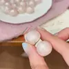Pendientes Ovalados con Goteo de Aceite de Aguja Plateada, Pendientes Versátiles de Estilo Delicado y Dulce, de Gama Alta y Frescos, Accesorios para Orejas Extremadamente Hermosos