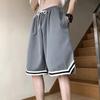 Pantalones Cortos de Seda de Hielo Americanos NASA para Niños Verano Tendencia Marca Delgados 2025 Nuevos Deportivos Baloncesto Casuales