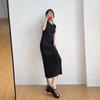 Vestido Versátil Issey Miyake para Mujer, Vestido Largo de Verano con un Toque de Alta Gama, Elegante Vestido de Tirantes Plisado, Vestido Lápiz Largo Recto Entallado