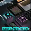Nuevo producto cenicero creativo de alto valor luz ambiental inteligente USB purificación de aire con iones negativos artefacto para humo de segunda mano