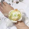 Productos de Boda Amados Flor de Muñeca para Boda Boda Novia Dama de Honor Hermanas Flor de Mano Flor de Muñeca Estilo Coreano Flor de Mano de Tela
