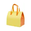 Bolsas personalizadas para entrega de comida para catering, milk tea e churrasco, bolsas térmicas de tecido não tecido, bolsas tote de folha de alumínio espessada com impressão de logotipo