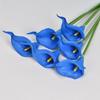 Lírio Calla Mini PU Sintético Layout para Fotografia de Casamento Decoração de Casa Flores Sensação Flores Artificiais Fabricante Atacado