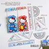 Set de reglas genuinas Sanrio de 20 cm, con la serie de dibujos animados Hello Kitty, adecuado para estudiantes de primaria y secundaria, y para uso de oficina como papelería, incluyendo una escuadra.
