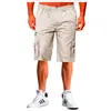 Shorts Casuales de Hombre con Múltiples Bolsillos, Holgados Rectos, Shorts Cargo, Shorts para Fitness al Aire Libre