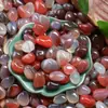 Polvo de Cristal Natural, Cristal Rosa, Ágata Roja, Piedras Pulidas de Alta Calidad, Ágata Flor de Cerezo, Piedra Difusora de Aroma, Guijarros, Piedra Flor de Lluvia
