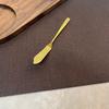 Cuchillo dorado para mantequilla, cuchillo para mermelada, espátula de acero inoxidable 304, cuchillo para crema de queso, cuchillo para mantequilla, espátula para tostadas y mantequilla de cacahuete.