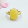 Guan Yu Cera de Abejas Natural Juego de Tres Piezas Colgante Pendientes Anillo Set de Ámbar Venta al por Mayor Dropshipping S3121208