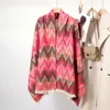 Lenço ondulado de alta qualidade para meninas, estilo coreano de inverno, outono e inverno, novo xale grande 2024