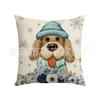 Nueva Funda de Almohada Navideña de Amazon Transfronteriza Invierno Árbol de Navidad Decoración del Hogar Cojín