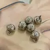 Xizang Prata Três Vias Contas Sólidas Esfera Oval Acessórios de Vestuário Estilo Étnico Chinês Botões Estilo Chinês Botões DIY