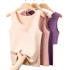 Chaleco térmico súper suave de doble cara para mujer, antibacteriano grado 10A, sin costuras, para otoño e invierno, adecuado para mujeres de mediana edad