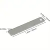 Material de acero inoxidable para láser versión ligera logo DIY colgante militar de acero inoxidable etiqueta redonda larga