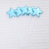 Decoração do bolo 5 PU amor estrelas brilhante decoração do bolo plug-in bandeira decoração do partido fabricantes