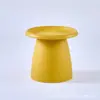 Nordic Net cogumelo vermelho pequena mesa de centro pequeno apartamento varanda sala de estar mesa de centro simples plástico moderno Mini mesa lateral