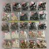 Vendas de fábrica Shell nail art fragmentos cor 25 cor 1kg 1 pacote japonês nail art cor abalone shell fragmentos finos