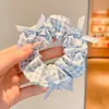 Scrunchies Doces de Renda para Meninas, Elásticos de Cabelo para Meninas Pequenas, Elásticos para Coque Que Não Danificam o Cabelo