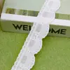 Em Estoque 2,7cm Renda Bordada de Algodão Puro Branca Acabamento com Laço Decoração Acessórios de Cabelo Acessórios de Cabeça Tira de Renda