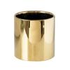 Vasos de Flores Pequenos de Cerâmica, Vasos, Dourado, Prateado, Galvanoplastia Ouro Rosa, Tubo Reto, Estilo Nórdico, Transfronteiriço, Mesa, Varanda, Presente, Mini
