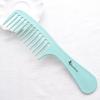 Pente de Dentes Largos para Cabelos Cacheados, Pente de Dentes Grandes para Cabelos Longos de Mulher, Não Danifica o Cabelo, Pente de Plástico para Cabeleireiro para Cabelos Lisos, Pente de Dentes Largos para Vendas Transfronteiriças