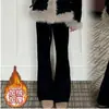 Conjunto Jeans Estiloso com Forro de Pelúcia para Meninas Outono Inverno 2026 Nova Moda Roupas de Inverno Engrossadas para Crianças Conjunto de Duas Peças para Crianças Médias e Grandes