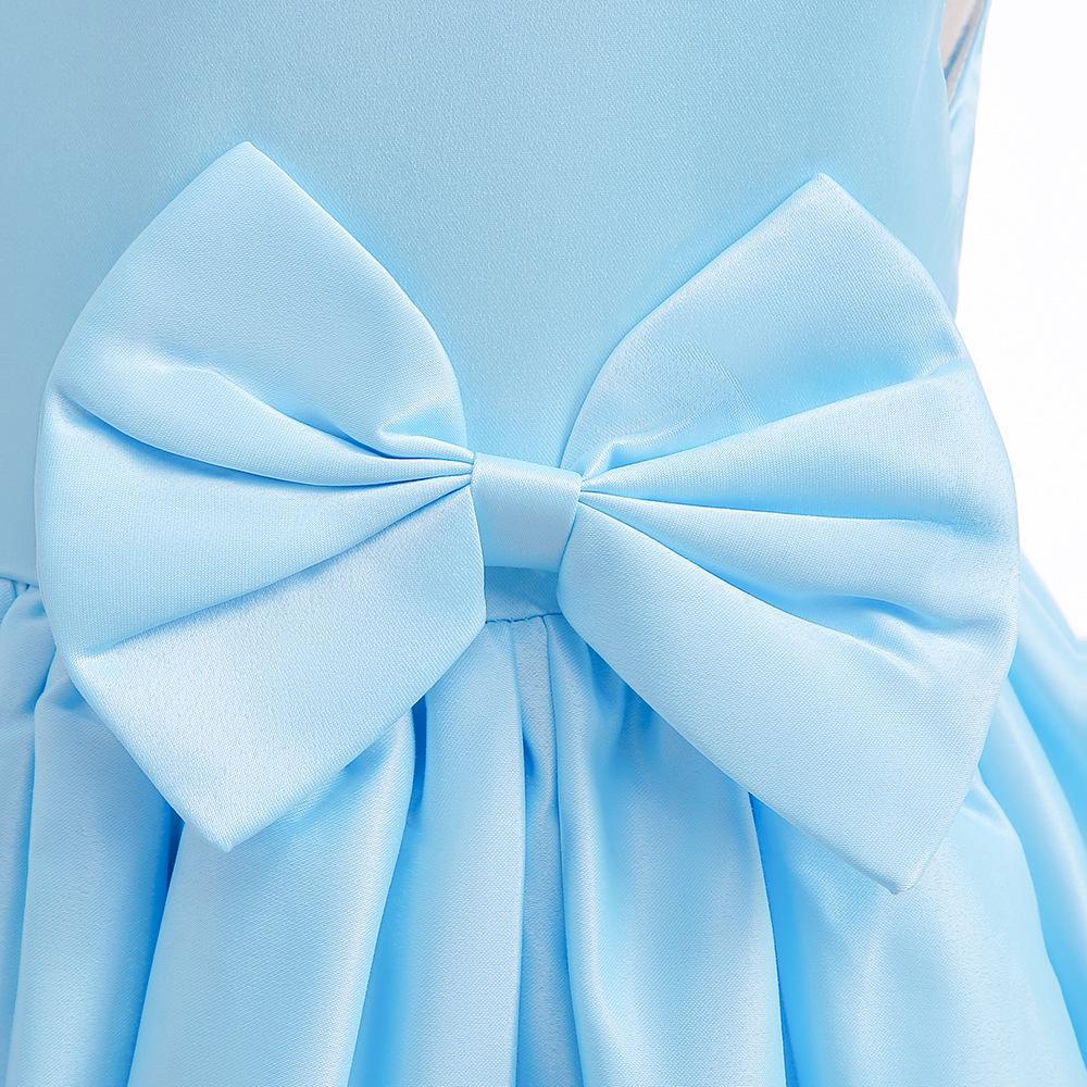 简约儿童礼服缎布连衣裙