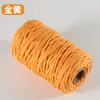 Cuerda de Algodón de Color de 3 mm para Manualidades Trenzado Hecho a Mano Hilo de Algodón Grueso Fino Suave Cuerda para Tapicería 10m/50m/100m No