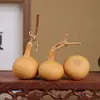 Pieza de arte de calabaza natural con imperfecciones originales, tallada a mano, pintada y decorada, pieza de mano de calabaza para práctica, venta de liquidación al por mayor
