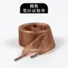 Cordones de Gasa de Nieve de 2.5 cm de Ancho Adecuados para Zapatos de Entrenamiento Samba, Zapatos de Carrera, Cordones Planos, un Par