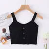 Camiseta sin mangas de cuello cuadrado para mujer con almohadillas de sujetador incorporadas, Capa base de verano, Copa integrada, Adelgazante, Cómoda, Estilo corto, Yoga, Color liso