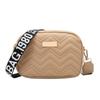 Bolsa Transversal Pequena Quadrada com Alça de Ombro Estampada 2024 bolsas femininas Bolsa de Comércio Exterior Bolsa Feminina Estilo Coreano Padrão Ondulado Bolsa Bordada