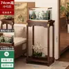 Estante de Exibição de Madeira Maciça Estilo Chinês, Suporte de Flores de Chão para Sala de Estar, Rack de Exibição de Plantas para Varanda, Suporte para Vasos de Flores, Suporte de Flores de Múltiplas Camadas