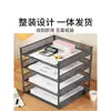 Suporte de Arquivo de Mesa A4 Prateleira de Armazenamento de Documentos Multicamadas Caixa de Armazenamento de Pastas de Escritório Estante de Livros Prateleira de Armazenamento de Arquivos