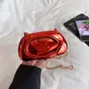Bolsa de Festa Acrílica Nova 2025 Bolsa Clutch de Festa de Casamento Moderna Europeia e Americana Bolsa Tira Colo de Ombro de Metal Retrô